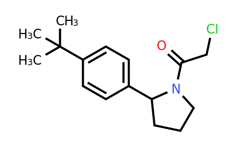 CAS 1306606-30-3 | 1-[2-(4-tert-Butylphenyl)pyrrolidin-1-yl]-2-chloroethan-1-one