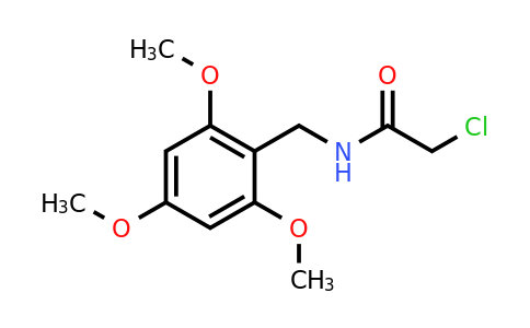 CAS 1306606-37-0 | 2-Chloro-N-[(2,4,6-trimethoxyphenyl)methyl]acetamide