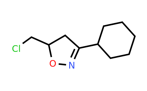 CAS 1306606-38-1 | 5-(Chloromethyl)-3-cyclohexyl-4,5-dihydro-1,2-oxazole