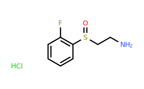 CAS 1306606-41-6 | 2-(2-Fluorobenzenesulfinyl)ethan-1-amine hydrochloride