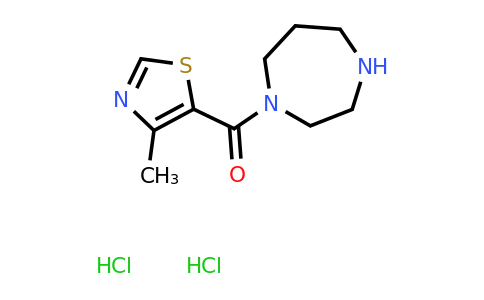 CAS 1306606-53-0 | 1-(4-Methyl-1,3-thiazole-5-carbonyl)-1,4-diazepane dihydrochloride