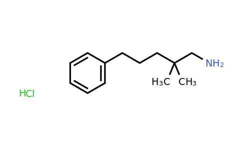 CAS 1306606-57-4 | 2,2-Dimethyl-5-phenylpentan-1-amine hydrochloride