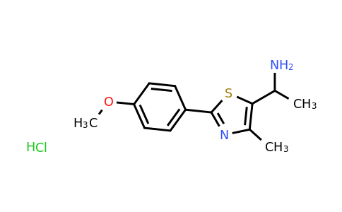 CAS 1306606-58-5 | 1-[2-(4-Methoxyphenyl)-4-methyl-1,3-thiazol-5-yl]ethan-1-amine hydrochloride