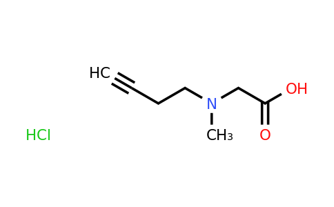 CAS 1306606-74-5 | 2-[(But-3-yn-1-yl)(methyl)amino]acetic acid hydrochloride