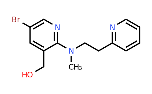 CAS 1306607-07-7 | (5-Bromo-2-{methyl[2-(pyridin-2-yl)ethyl]amino}pyridin-3-yl)methanol