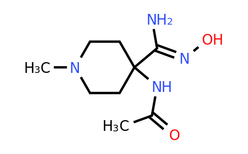 CAS 1306615-58-6 | N-[4-(N'-Hydroxycarbamimidoyl)-1-methylpiperidin-4-yl]acetamide