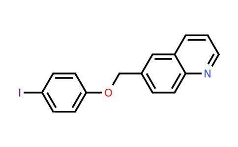CAS 1306628-09-0 | 6-[(4-iodophenoxy)methyl]quinoline