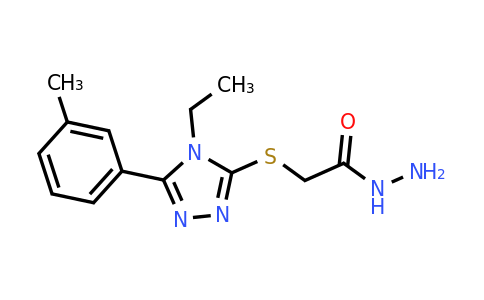 CAS 1306738-36-2 | 2-((4-Ethyl-5-(m-tolyl)-4H-1,2,4-triazol-3-yl)thio)acetohydrazide