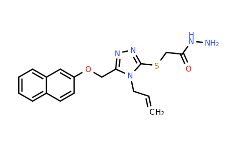 CAS 1306739-09-2 | 2-((4-Allyl-5-((naphthalen-2-yloxy)methyl)-4H-1,2,4-triazol-3-yl)thio)acetohydrazide