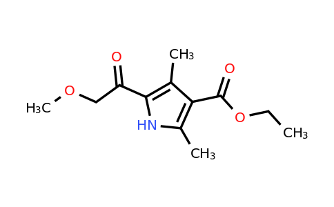 CAS 1306739-44-5 | Ethyl 5-(2-methoxyacetyl)-2,4-dimethyl-1H-pyrrole-3-carboxylate