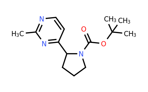 CAS 1306739-53-6 | tert-Butyl 2-(2-methylpyrimidin-4-yl)pyrrolidine-1-carboxylate