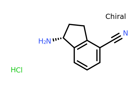 CAS 1306763-29-0 | (R)-1-Amino-2,3-dihydro-1H-indene-4-carbonitrile hydrochloride