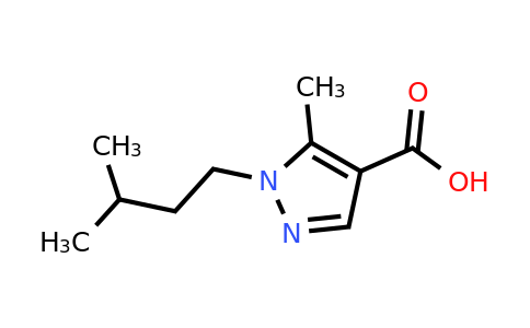 CAS 1306832-73-4 | 5-methyl-1-(3-methylbutyl)-1H-pyrazole-4-carboxylic acid