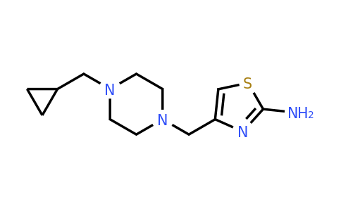 CAS 1306902-41-9 | 4-{[4-(cyclopropylmethyl)piperazin-1-yl]methyl}-1,3-thiazol-2-amine