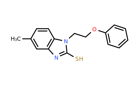 CAS 1306986-31-1 | 5-methyl-1-(2-phenoxyethyl)-1H-1,3-benzodiazole-2-thiol