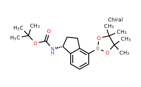 CAS 1307231-04-4 | tert-butyl N-[(1R)-4-(tetramethyl-1,3,2-dioxaborolan-2-yl)-2,3-dihydro-1H-inden-1-yl]carbamate