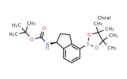 CAS 1307231-22-6 | tert-butyl N-[(1S)-4-(tetramethyl-1,3,2-dioxaborolan-2-yl)-2,3-dihydro-1H-inden-1-yl]carbamate