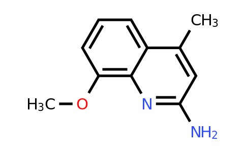 CAS 1307239-63-9 | 8-Methoxy-4-methylquinolin-2-amine