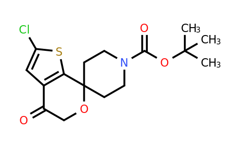 CAS 1307248-46-9 | tert-butyl 2'-chloro-4'-oxo-4',5'-dihydrospiro[piperidine-4,7'-thieno[2,3-c]pyran]-1-carboxylate