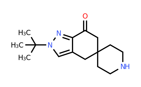 CAS 1307381-60-7 | 2-(tert-butyl)-2,4-dihydrospiro[indazole-5,4'-piperidin]-7(6H)-one