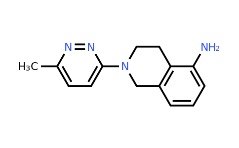 CAS 1307401-90-6 | 2-(6-methylpyridazin-3-yl)-1,2,3,4-tetrahydroisoquinolin-5-amine