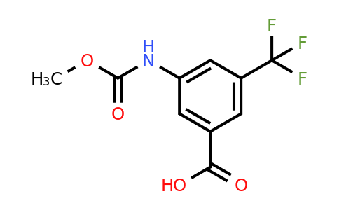 CAS 1307424-31-2 | 3-[(methoxycarbonyl)amino]-5-(trifluoromethyl)benzoic acid