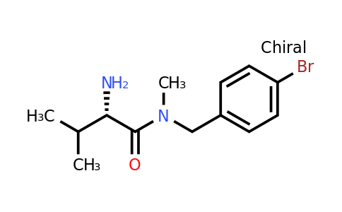 CAS 1307505-25-4 | (S)-2-Amino-N-(4-bromobenzyl)-N,3-dimethylbutanamide