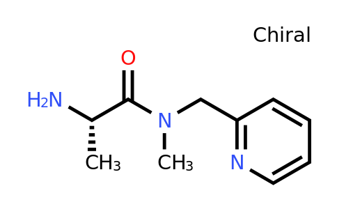 CAS 1307550-01-1 | (S)-2-Amino-N-methyl-N-(pyridin-2-ylmethyl)propanamide