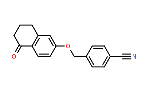 CAS 1307775-69-4 | 4-(((5-oxo-5,6,7,8-tetrahydronaphthalen-2-yl)oxy)methyl)benzonitrile