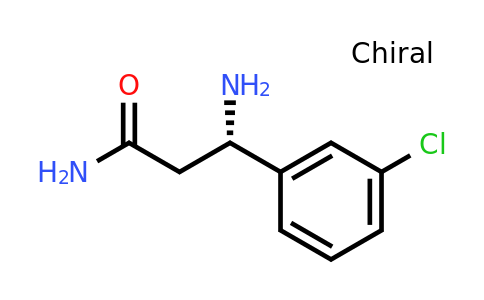 CAS 1307991-87-2 | (3S)-3-amino-3-(3-chlorophenyl)propanamide