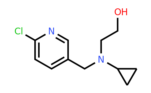 CAS 1308047-55-3 | 2-(((6-Chloropyridin-3-yl)methyl)(cyclopropyl)amino)ethanol