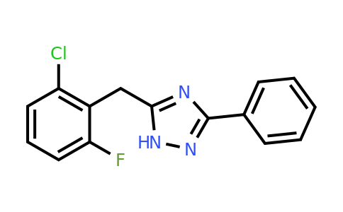 CAS 1308236-60-3 | 5-[(2-chloro-6-fluorophenyl)methyl]-3-phenyl-1H-1,2,4-triazole