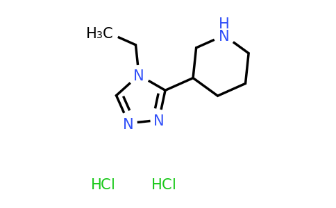 CAS 1308647-41-7 | 3-(4-Ethyl-4H-1,2,4-triazol-3-yl)piperidine dihydrochloride