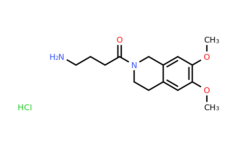 CAS 1308647-82-6 | 4-Amino-1-(6,7-dimethoxy-1,2,3,4-tetrahydroisoquinolin-2-yl)butan-1-one hydrochloride