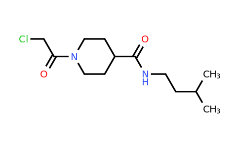 CAS 1308650-28-3 | 1-(2-Chloroacetyl)-N-(3-methylbutyl)piperidine-4-carboxamide