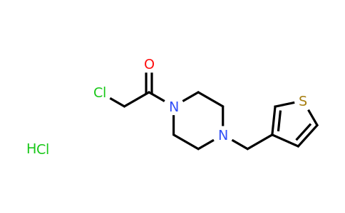 CAS 1308650-36-3 | 2-Chloro-1-[4-(thiophen-3-ylmethyl)piperazin-1-yl]ethan-1-one hydrochloride