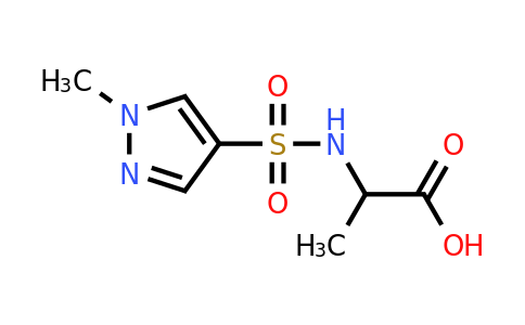 CAS 1308951-64-5 | 2-(1-methyl-1H-pyrazole-4-sulfonamido)propanoic acid