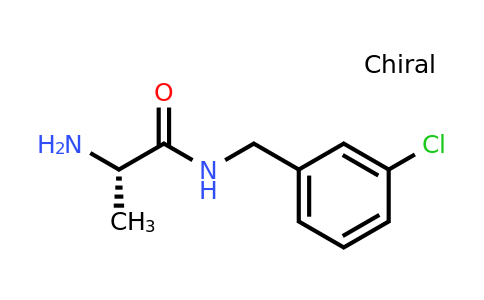 CAS 1308967-46-5 | (S)-2-Amino-N-(3-chlorobenzyl)propanamide