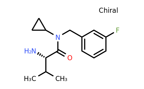CAS 1308975-31-6 | (S)-2-Amino-N-cyclopropyl-N-(3-fluorobenzyl)-3-methylbutanamide