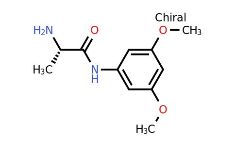 CAS 1308977-37-8 | (S)-2-Amino-N-(3,5-dimethoxyphenyl)propanamide