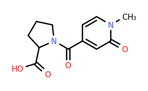 CAS 1309019-70-2 | 1-(1-methyl-2-oxo-1,2-dihydropyridine-4-carbonyl)pyrrolidine-2-carboxylic acid