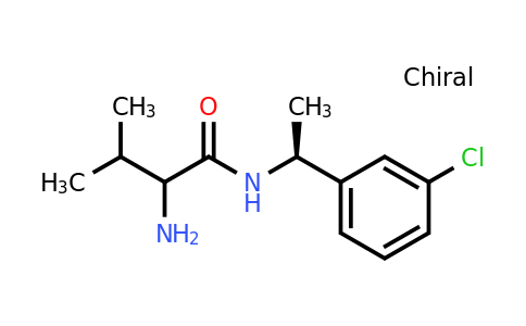 CAS 1309049-94-2 | 2-Amino-N-((S)-1-(3-chlorophenyl)ethyl)-3-methylbutanamide