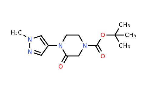 CAS 1309081-43-3 | tert-butyl 4-(1-methyl-1H-pyrazol-4-yl)-3-oxopiperazine-1-carboxylate