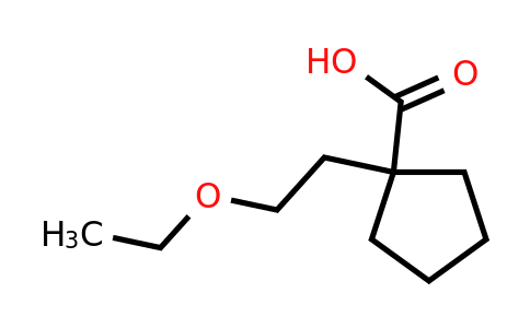 CAS 1309166-07-1 | 1-(2-ethoxyethyl)cyclopentane-1-carboxylic acid