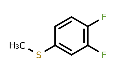 CAS 130922-41-7 | 1,2-Difluoro-4-(methylsulfanyl)benzene