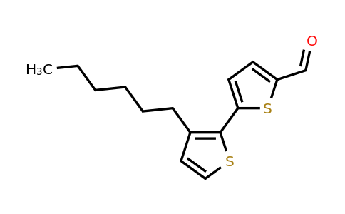 CAS 1309383-35-4 | 3'-Hexyl-[2,2'-bithiophene]-5-carbaldehyde