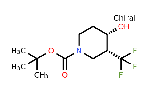 CAS 1309435-53-7 | tert-butyl cis-4-hydroxy-3-(trifluoromethyl)piperidine-1-carboxylate
