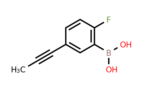 CAS 1309568-14-6 | (2-Fluoro-5-(prop-1-yn-1-yl)phenyl)boronic acid