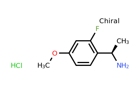 CAS 1309598-55-7 | (R)-1-(2-Fluoro-4-methoxyphenyl)ethanamine hydrochloride