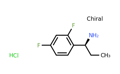 CAS 1309598-65-9 | (S)-1-(2,4-Difluorophenyl)propan-1-amine hydrochloride